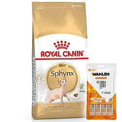 Royal Canin Sphynx Özel Irk Yetişkin Kedi Maması 2 Kg + 1 Paket Wahlen Multivitamin 4x15 Gr - Royal Canin