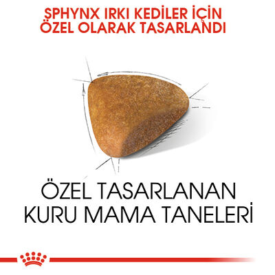 Royal Canin Sphynx Özel Irk Yetişkin Kedi Maması 2 Kg + 5 Adet Wooc Lolipop Ödül - 7