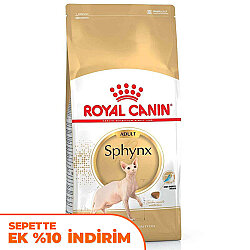 Royal Canin Sphynx Özel Irk Yetişkin Kedi Maması 2 Kg + Temizlik Mendili - Royal Canin