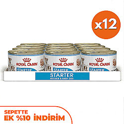 Royal Canin Starter Mousse Anne ve Yavruları İçin Köpek Konservesi 195 Gr x 12 Adet - Royal Canin
