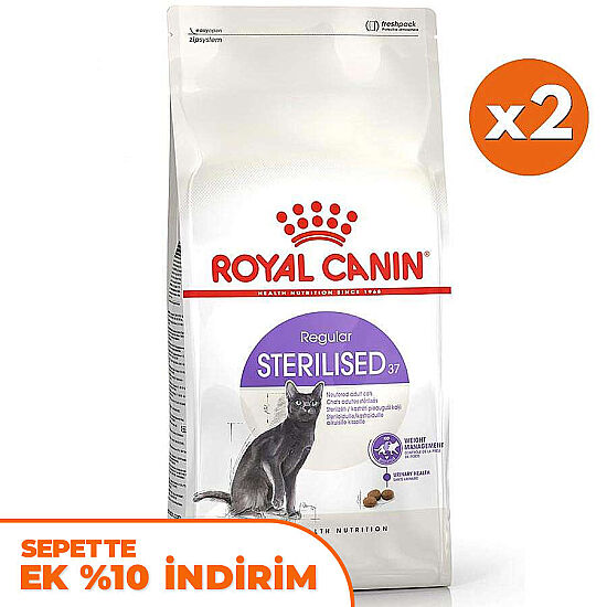 Royal Canin Sterilised Kısırlaştırılmış Kedi Maması 15 Kg x 2 Adet + Temizlik Mendili - 1