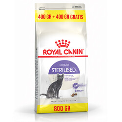 Royal Canin - Royal Canin Sterilised Kısırlaştırılmış Kedi Maması 400 + 400 Gr (800 Gr)
