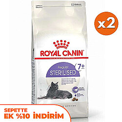Royal Canin Sterilised +7 Kısırlaştırılmış Yaşlı Kedi Maması 1,5 Kg x 2 Adet + Temizlik Mendili - Royal Canin