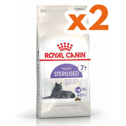 Royal Canin Sterilised +7 Kısırlaştırılmış Yaşlı Kedi Maması 1,5 Kg x 2 Adet + Temizlik Mendili - Thumbnail