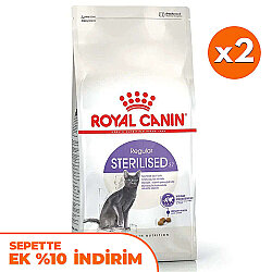 Royal Canin Sterilised Kısırlaştırılmış Kedi Maması 10 Kg x 2 Adet + Temizlik Mendili - Royal Canin