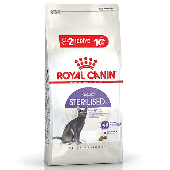 Royal Canin Sterilised Kısırlaştırılmış Kedi Maması 8+2 Kg (Toplam 10 Kg) + 15 Adet Wooc Lolipop Ödül - 2