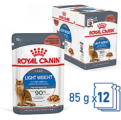 Royal Canin BOX Pouch Light Weight Diyet Yaş Kedi Maması 85 Gr x 12 Adet - Royal Canin (1)