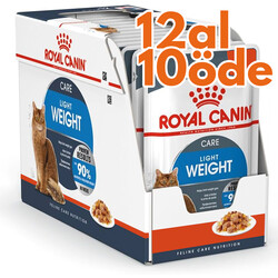 Royal Canin - Royal Canin Pouch Light Weight Diyet Yaş Kedi Maması 85 Gr - BOX - 12 Al 10 Öde