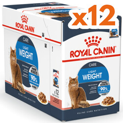 Royal Canin - Royal Canin Pouch Light Weight Diyet Yaş Kedi Maması 85 Gr - BOX - x 12 Adet