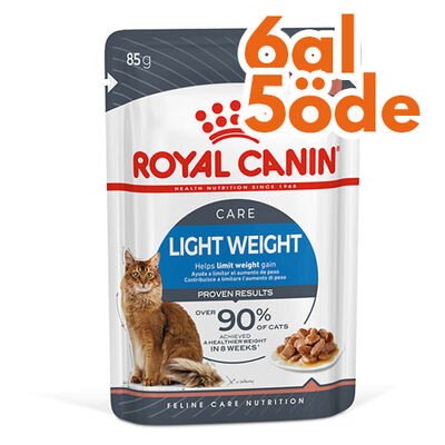 Royal Canin Pouch Light Weight Diyet Yaş Kedi Maması 85 Gr - 6 Al 5 Öde