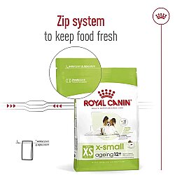 Royal Canin X-Small Ageing 12 Yaş Üzeri Yaşlı Köpek Maması 1,5 Kg + Temizlik Mendili - 4