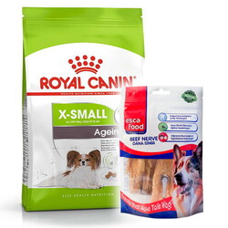 Royal Canin - Royal Canin X-Small Ageing 12 Yaş Üzeri Yaşlı Köpek Maması 1,5 Kg + Esca Food Köpek Ödülü
