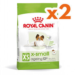 Royal Canin X-Small Ageing 12 Yaş Üzeri Yaşlı Köpek Maması 1.5 Kg x 2 Adet + Temizlik Mendili - Royal Canin