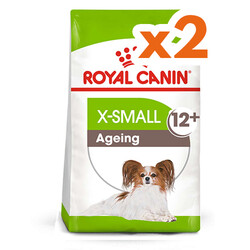 Royal Canin X-Small Ageing 12 Yaş Üzeri Yaşlı Köpek Maması 1.5 Kg x 2 Adet + Temizlik Mendili - Thumbnail