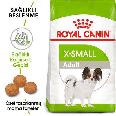 Royal Canin X-Small Küçük Irk Köpek Maması 1,5 Kg x 2 Adet + Bez Çanta