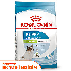 Royal Canin X-Small Puppy Küçük Irk Yavru Köpek Maması 1,5 Kg + Temizlik Mendili - Royal Canin