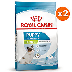 Royal Canin X-Small Puppy Küçük Irk Yavru Köpek Maması 1,5 Kg x 2 Adet + Temizlik Mendili - Royal Canin
