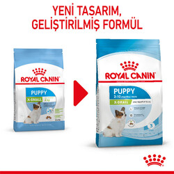 Royal Canin X-Small Puppy Küçük Irk Yavru Köpek Maması 1,5 Kg x 2 Adet + Temizlik Mendili - 2