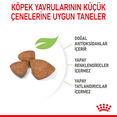 Royal Canin X-Small Puppy Küçük Irk Yavru Köpek Maması 1,5 Kg x 2 Adet + Temizlik Mendili - 7