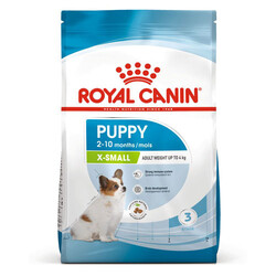 Royal Canin X-Small Puppy Küçük Irk Yavru Köpek Maması 1,5 Kg x 2 Adet + Bez Çanta - Thumbnail