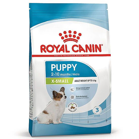 Royal Canin X-Small Puppy Küçük Irk Yavru Köpek Maması 3 Kg + Temizlik Mendili - 1