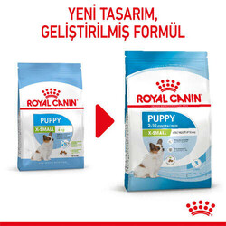 Royal Canin X-Small Puppy Küçük Irk Yavru Köpek Maması 3 Kg + Mama Saklama Kovası - Thumbnail