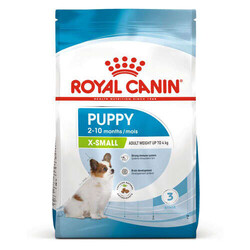 Royal Canin X-Small Puppy Küçük Irk Yavru Köpek Maması 3 Kg + Bez Çanta - Thumbnail