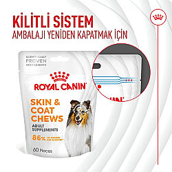 Royal Canin Chews Yetişkin Köpekler İçin Deri ve Tüy Sağlığını Destekleyici Ödül Maması 240 Gr - 7