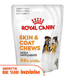 Royal Canin Chews Yetişkin Köpekler İçin Deri ve Tüy Sağlığını Destekleyici Ödül Maması 240 Gr - Royal Canin