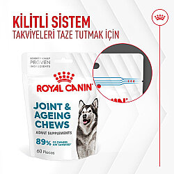 Royal Canin Chews Yetişkin Köpekler İçin Eklem ve Sağlıklı Yaşlanma Destekleyici Ödül Maması 240 Gr - 6