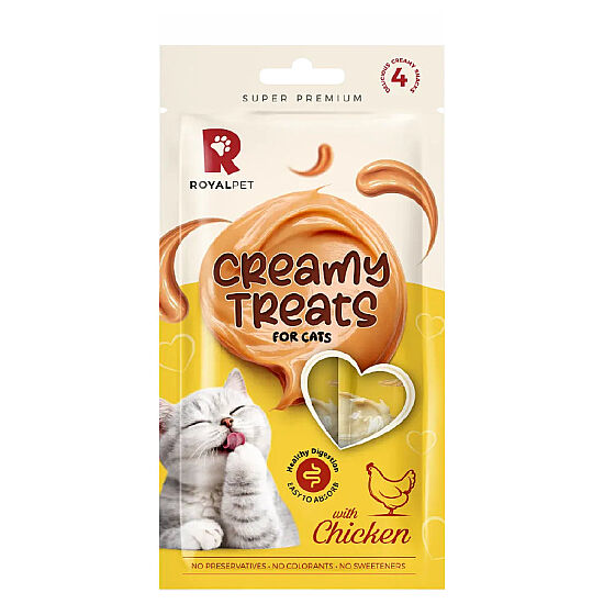 Royal Pet Tavuklu Kedi Ödül Kreması 4 x 14 Gr (Toplam 56 Gr) - 1