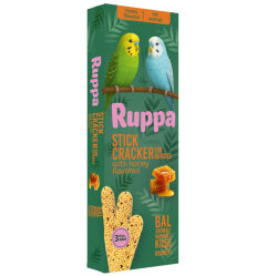 Ruppa Bal Aromalı Muhabbet Kuşu Krakeri 3 Lü Paket - Ruppa