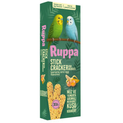 Ruppa Muz Aromalı Muhabbet Kuşu Krakeri 3 Lü Paket - Ruppa