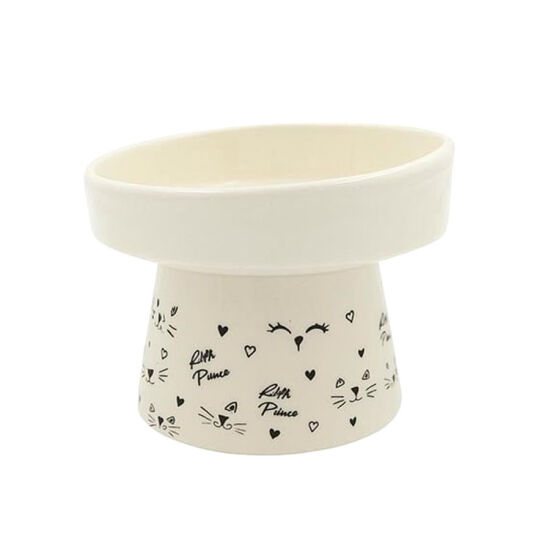 Sampaws Desenli Ayaklı Kedi ve Köpek Mama ve Su Kabı No: 2 - 1