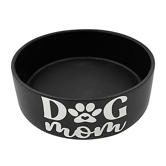 Sampaws Kedi ve Köpek Mama ve Su Kabı Siyah 400 ML - 1