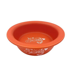 Sampaws Kedi ve Köpek Mama ve Su Kabı Turuncu 520 ML - Sampaws