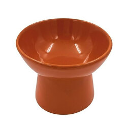 Sampaws Opak Ayaklı Kedi ve Köpek Mama ve Su Kabı Turuncu - Sampaws