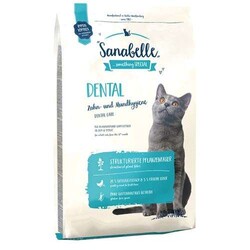 Sanabelle - Sanabelle Dental Ağız ve Diş Sağlığı Tahılsız Kedi Maması 10 Kg + 4 Adet Temizlik Mendili