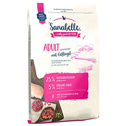 Sanabelle - Sanabelle Geflügel Kümes Hayvanlı Kedi Maması 10 Kg + 4 Adet Temizlik Mendili