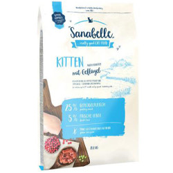 Sanabelle - Sanabelle Kitten Yavru Kedi Maması 10 Kg + 4 Adet Temizlik Mendili