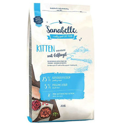 Sanabelle - Sanabelle Kitten Yavru Kedi Maması 2 Kg + Temizlik Mendili
