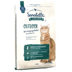 Sanabelle - Sanabelle Outdoor Ev Dışında Yaşayan Kediler İçin Kedi Maması 10 Kg + 4 Adet Temizlik Mendili