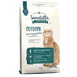Sanabelle - Sanabelle Outdoor Ev Dışında Yaşayan Kediler İçin Yetişkin Kedi Maması 2 Kg + Temizlik Mendili