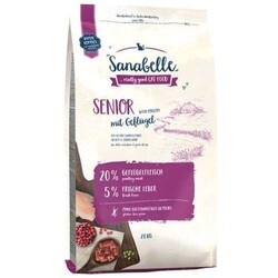 Sanabelle - Sanabelle Senior Tahılsız Yaşlı Kedi Maması 10 Kg + 4 Adet Temizlik Mendili