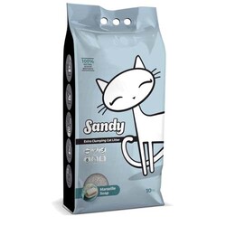 Sandy - Sandy Ekstra Topaklanan Sodyum Bentonit Marsilya Sabunlu Kedi Kumu 10 Kg