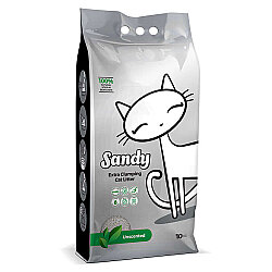 Sandy Ekstra Topaklanan Sodyum Bentonit Kokusuz Kedi Kumu 10 Kg x 2 Adet - 2