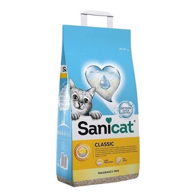 Sanicat Classic Oksijen Kontrollü Emici Kedi Kumu 20 Lt
