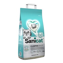 SaniCat - Sanicat Clumping White Oksijen Kontrol Kedi Kumu 10 Lt