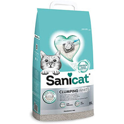 Sanicat Clumping White Oksijen Kontrol Kedi Kumu 8 Lt - SaniCat
