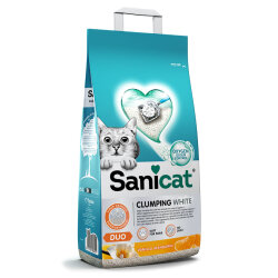 Sanicat Duo Vanilya ve Mandalin Kokulu Doğal Kedi Kumu 10 Lt - SaniCat